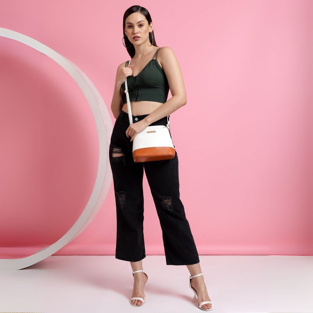 VISMIINTREND Crossbody Bag for Women, Girls | Stylish Shoulder Bag | Pu Leather Adjustable Travel Bags | Birthday Gift for Wife | Mother | Diwali Gift