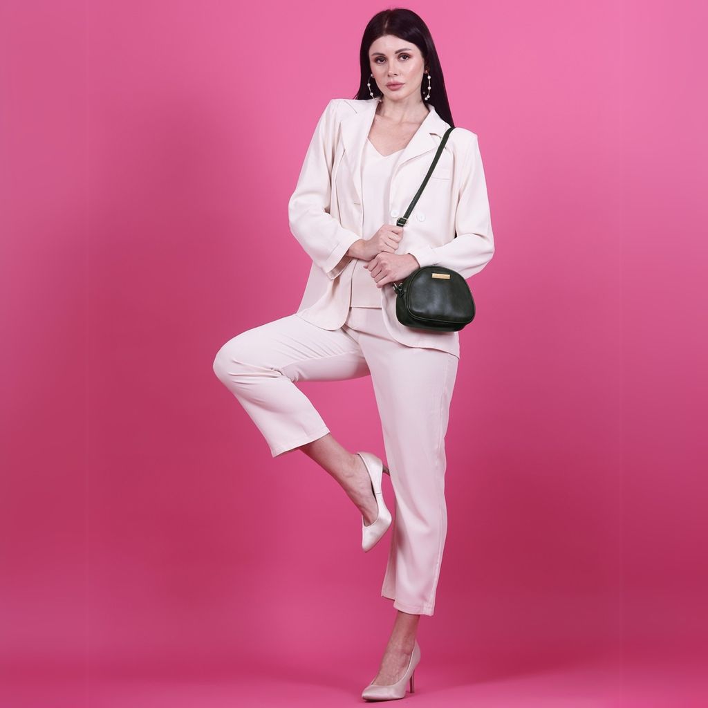 VISMIINTREND Stylish Crossbody Sling Bag with Adjustable Strap | Pu Leather Travel Bag | for Women, Girls | Birthday | Anniversary | Diwali Gift