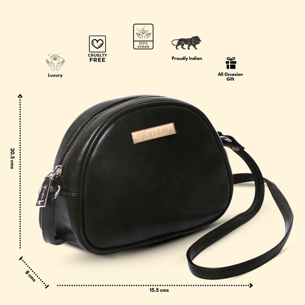 VISMIINTREND Stylish Crossbody Sling Bag with Adjustable Strap | Pu Leather Travel Bag | for Women, Girls | Birthday | Anniversary | Diwali Gift