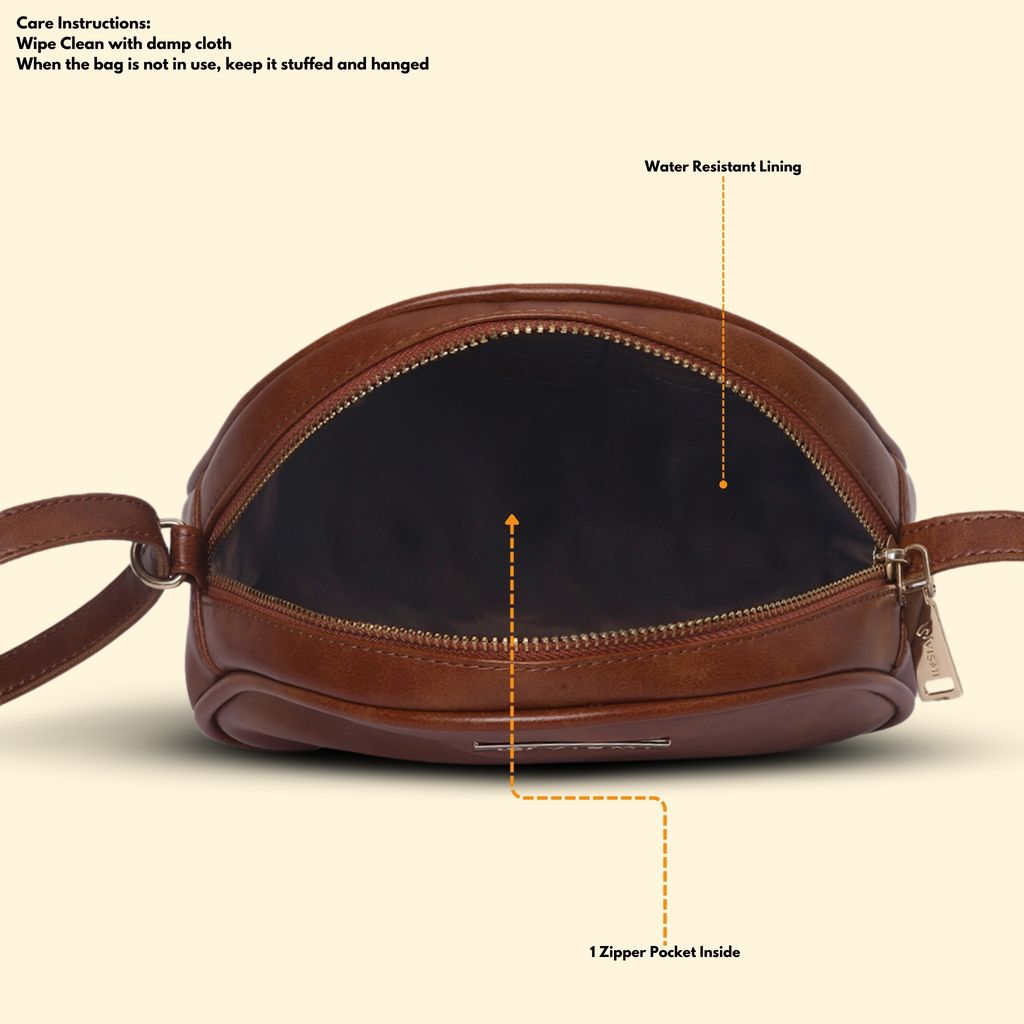 VISMIINTREND Stylish Crossbody Sling Bag with Adjustable Strap | Pu Leather Travel Bag | for Women, Girls | Birthday | Anniversary | Diwali Gift