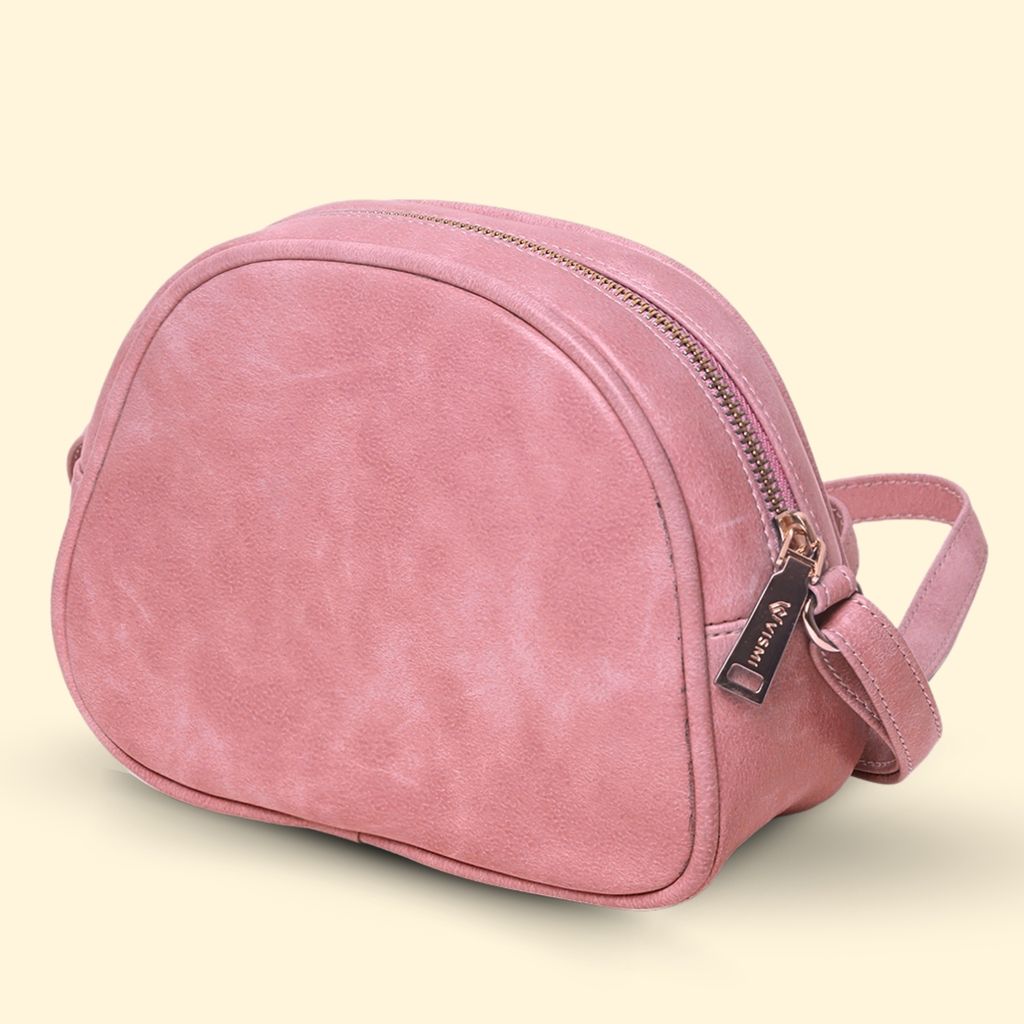 VISMIINTREND Stylish Crossbody Sling Bag with Adjustable Strap | Pu Leather Travel Bag | for Women, Girls | Birthday | Anniversary | Diwali Gift