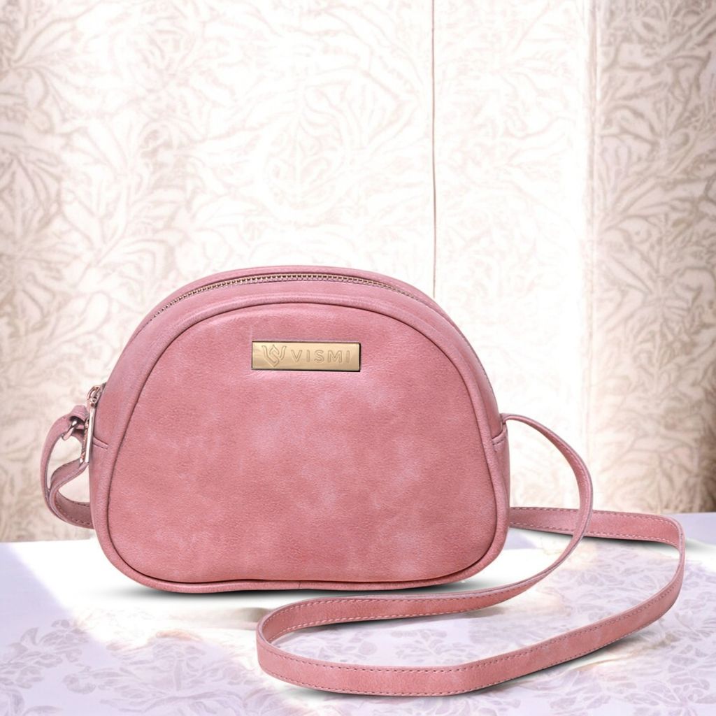 VISMIINTREND Stylish Crossbody Sling Bag with Adjustable Strap | Pu Leather Travel Bag | for Women, Girls | Birthday | Anniversary | Diwali Gift