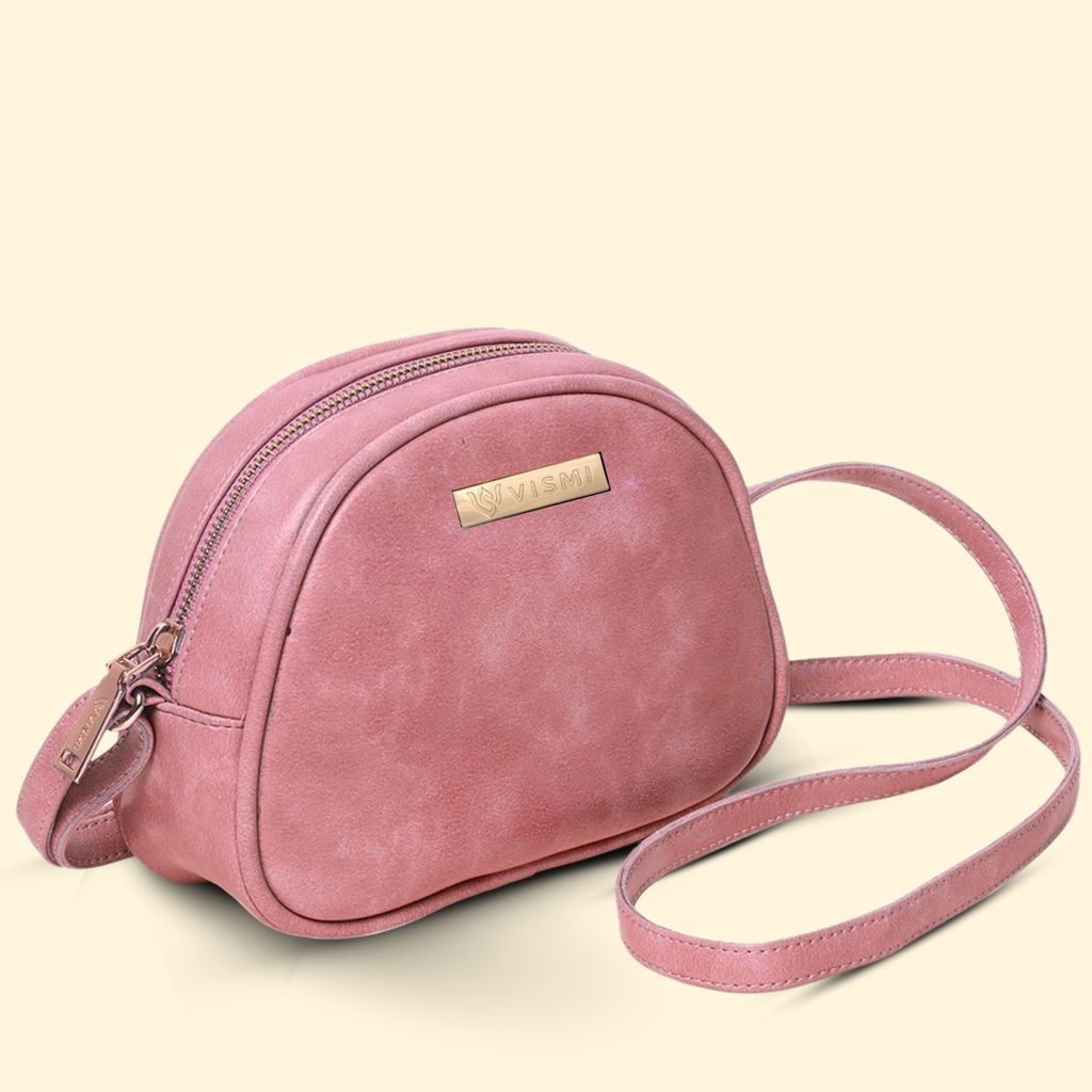 VISMIINTREND Stylish Crossbody Sling Bag with Adjustable Strap | Pu Leather Travel Bag | for Women, Girls | Birthday | Anniversary | Diwali Gift