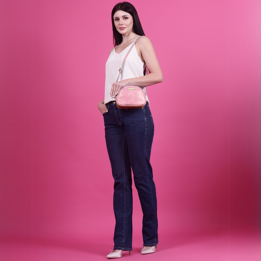 VISMIINTREND Stylish Crossbody Sling Bag with Adjustable Strap | Pu Leather Travel Bag | for Women, Girls | Birthday | Anniversary | Diwali Gift