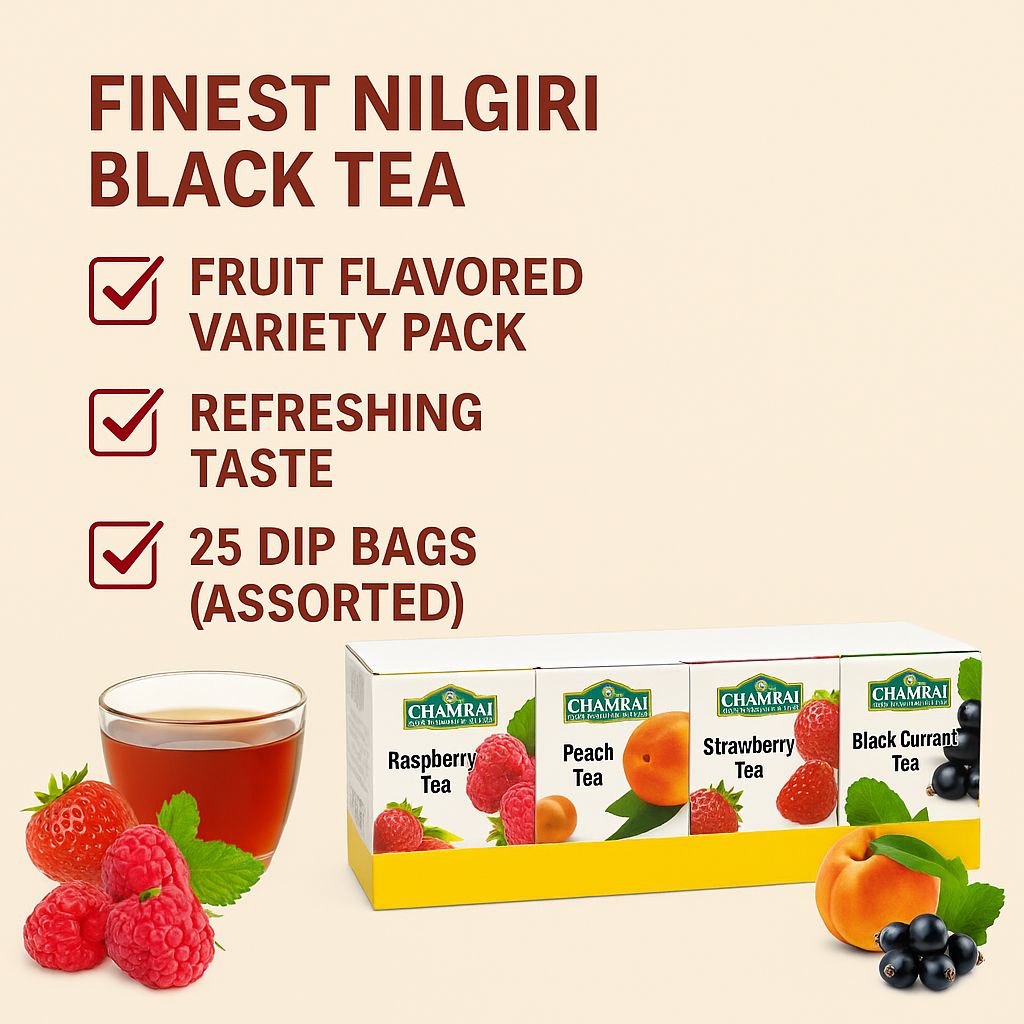 CHAMRAJ Fruit Pack (40 Dip Tea Bags)