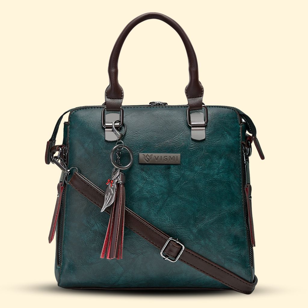 VISMIINTREND Stylish Sling Bag | Pu Leather Crossbody Satchel Bag | Women Handbag for Office | Travel | Daily Use | Detachable Adjustable Strap