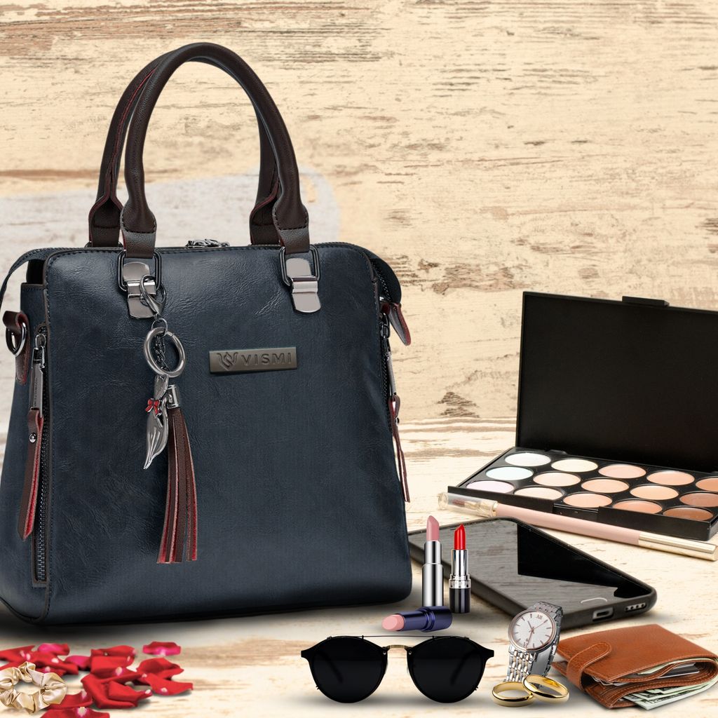 VISMIINTREND Stylish Sling Bag | Pu Leather Crossbody Satchel Bag | Women Handbag for Office | Travel | Daily Use | Detachable Adjustable Strap