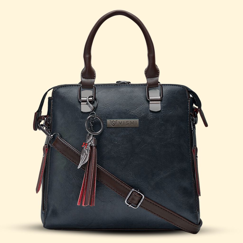 VISMIINTREND Stylish Sling Bag | Pu Leather Crossbody Satchel Bag | Women Handbag for Office | Travel | Daily Use | Detachable Adjustable Strap