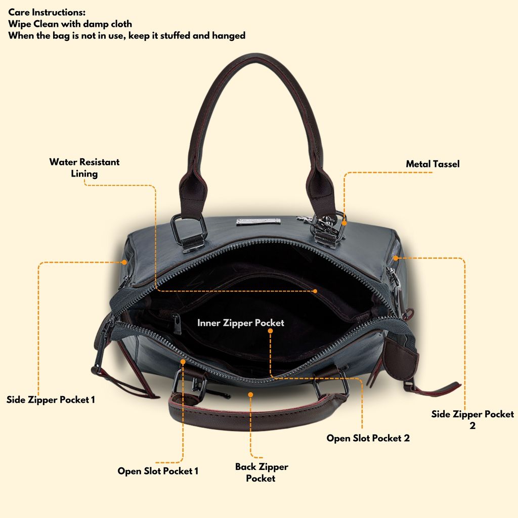 VISMIINTREND Stylish Sling Bag | Pu Leather Crossbody Satchel Bag | Women Handbag for Office | Travel | Daily Use | Detachable Adjustable Strap