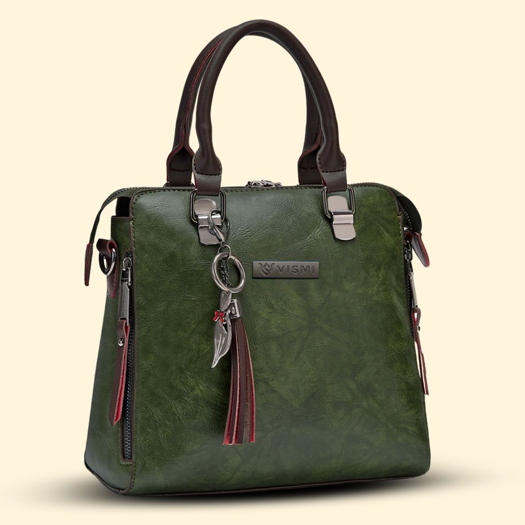 VISMIINTREND Stylish Sling Bag | Pu Leather Crossbody Satchel Bag | Women Handbag for Office | Travel | Daily Use | Detachable Adjustable Strap