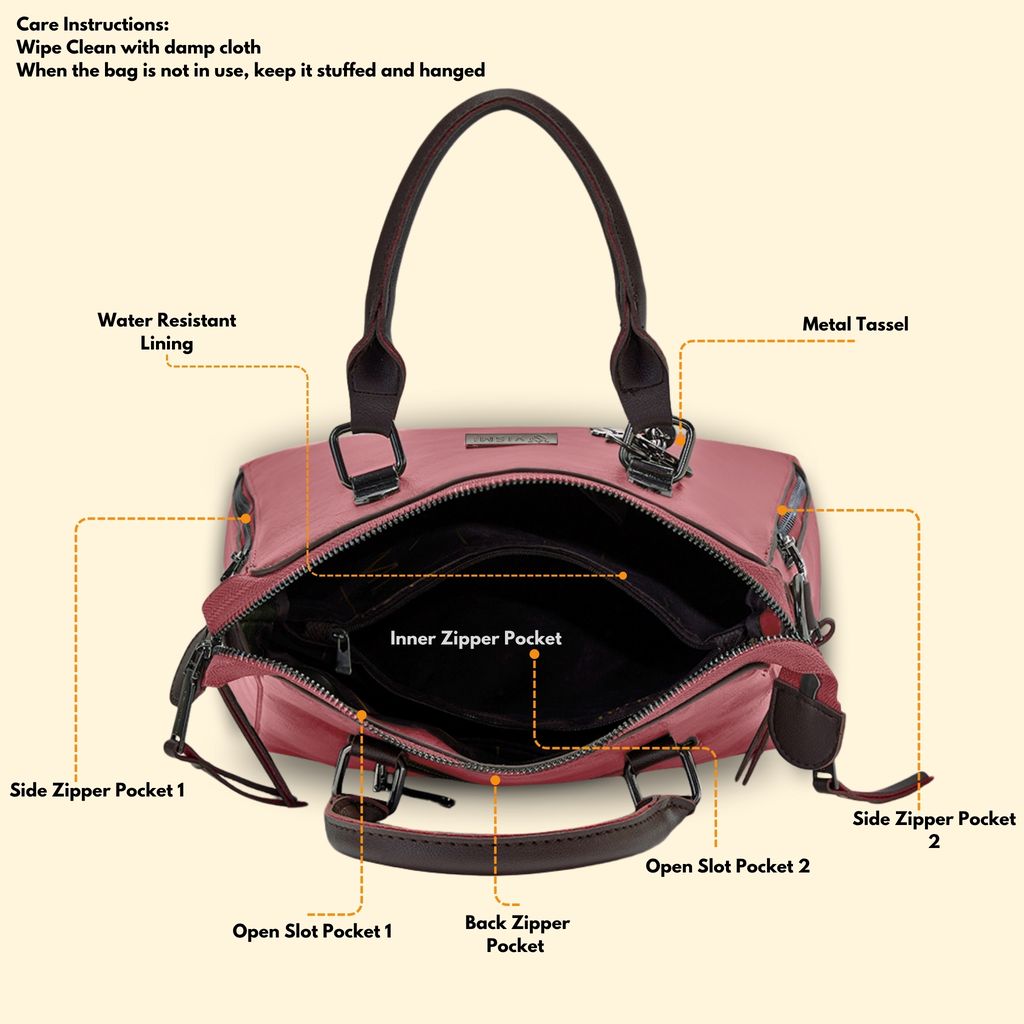 VISMIINTREND Stylish Sling Bag | Pu Leather Crossbody Satchel Bag | Women Handbag for Office | Travel | Daily Use | Detachable Adjustable Strap