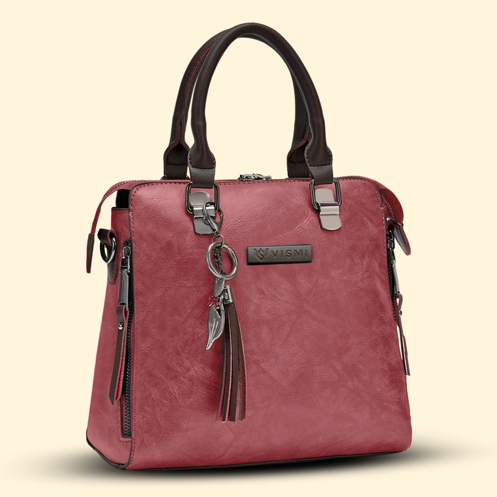 VISMIINTREND Stylish Sling Bag | Pu Leather Crossbody Satchel Bag | Women Handbag for Office | Travel | Daily Use | Detachable Adjustable Strap