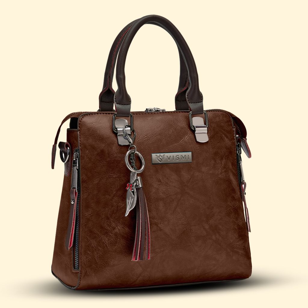 VISMIINTREND Stylish Sling Bag | Pu Leather Crossbody Satchel Bag | Women Handbag for Office | Travel | Daily Use | Detachable Adjustable Strap