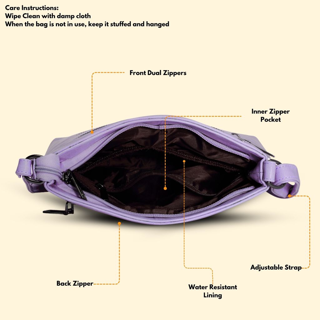 VISMIINTREND Sling Bag for Women | Crossbody Messenger Bag | Pu Leather Stylish Shoulder Bag | Water Resistant Adjustable Strap