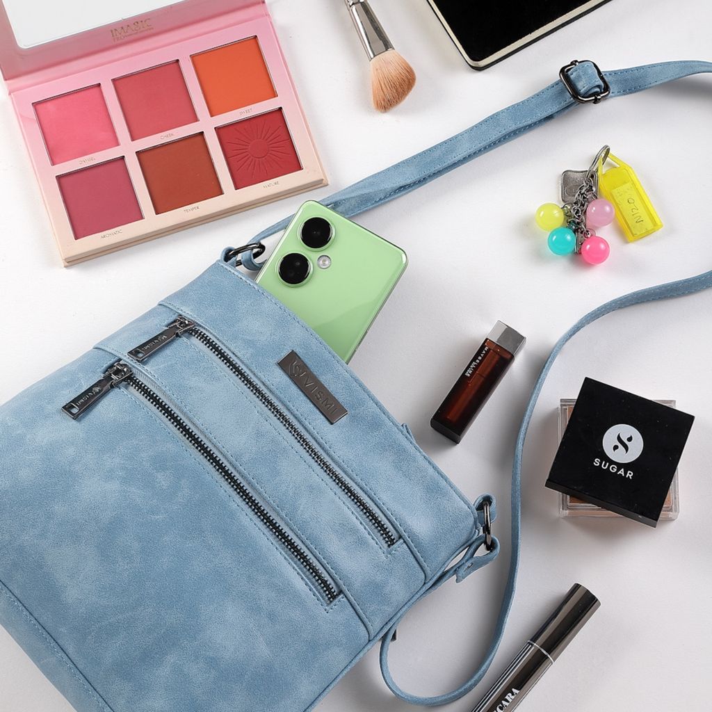 VISMIINTREND Sling Bag for Women | Crossbody Messenger Bag | Pu Leather Stylish Shoulder Bag | Water Resistant Adjustable Strap