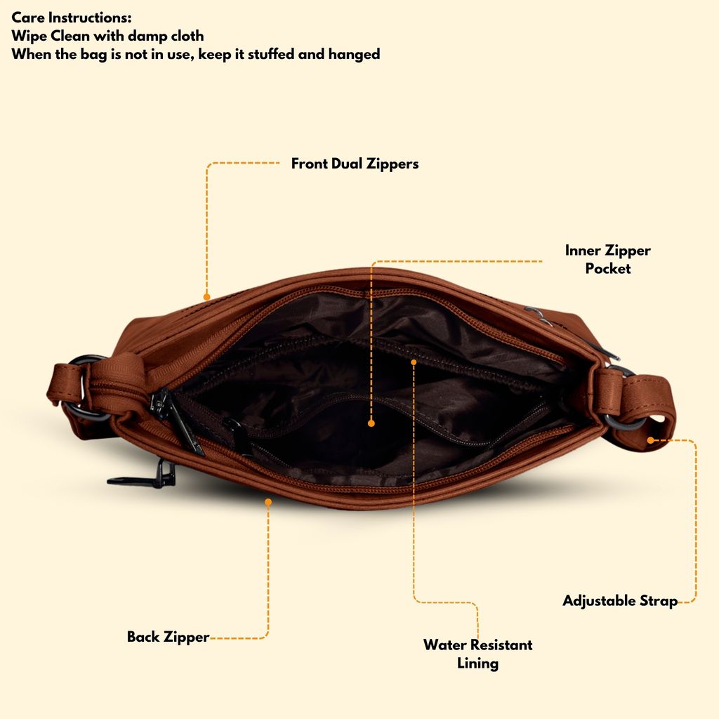 VISMIINTREND Sling Bag for Women | Crossbody Messenger Bag | Pu Leather Stylish Shoulder Bag | Water Resistant Adjustable Strap