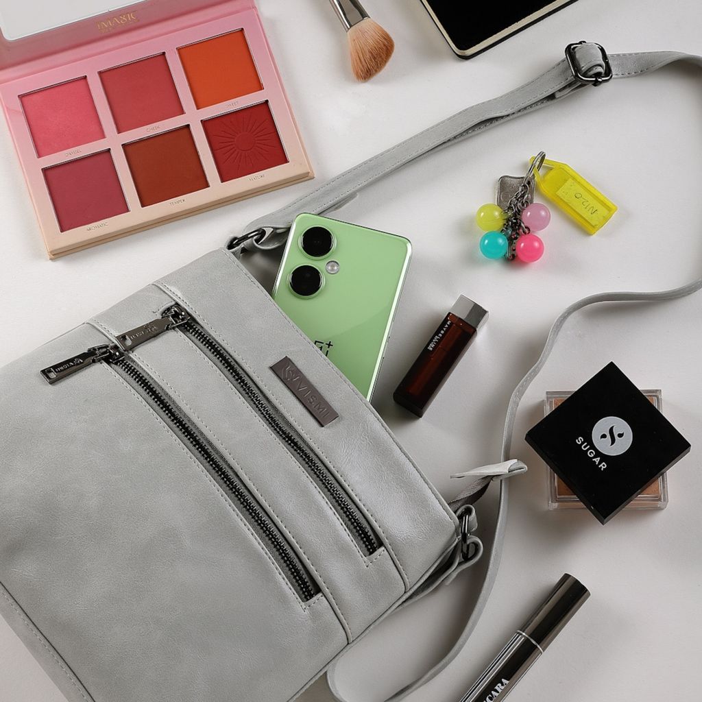 VISMIINTREND Sling Bag for Women | Crossbody Messenger Bag | Pu Leather Stylish Shoulder Bag | Water Resistant Adjustable Strap