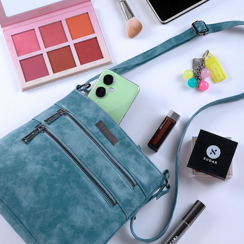 VISMIINTREND Sling Bag for Women | Crossbody Messenger Bag | Pu Leather Stylish Shoulder Bag | Water Resistant Adjustable Strap