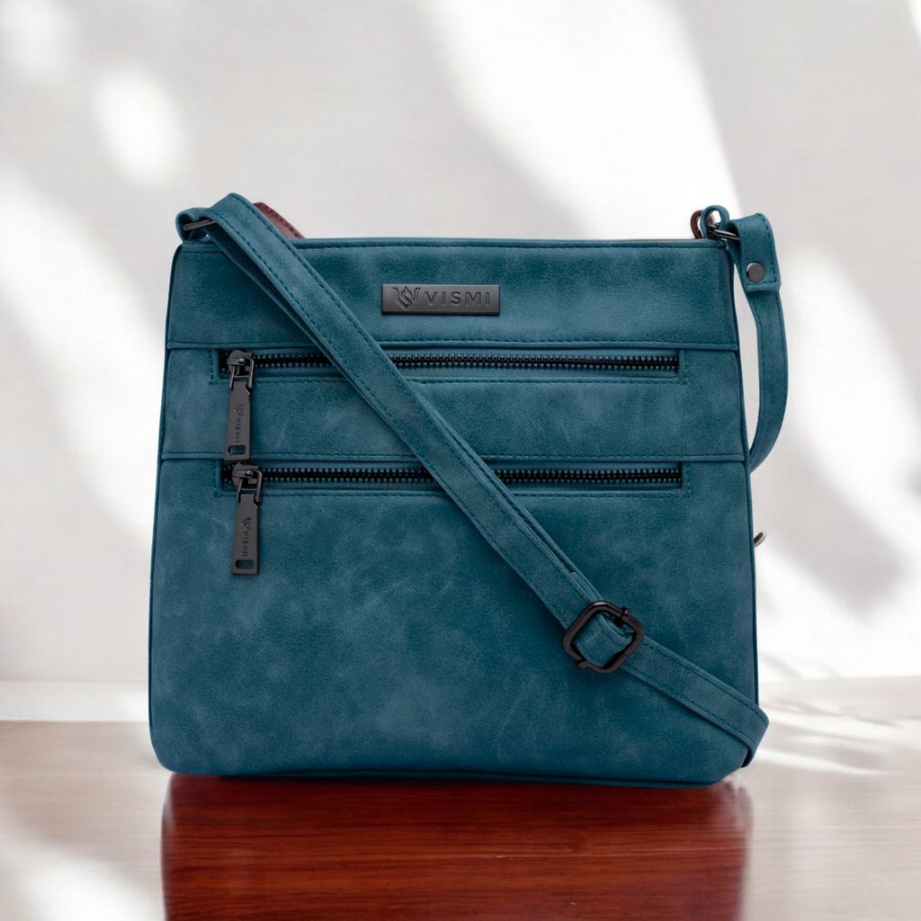 VISMIINTREND Sling Bag for Women | Crossbody Messenger Bag | Pu Leather Stylish Shoulder Bag | Water Resistant Adjustable Strap