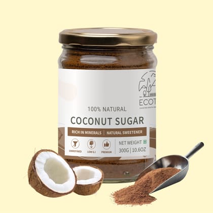 Ecotyl Coconut Sugar | Blossom Sugar | Natural Sweetener | 300g 