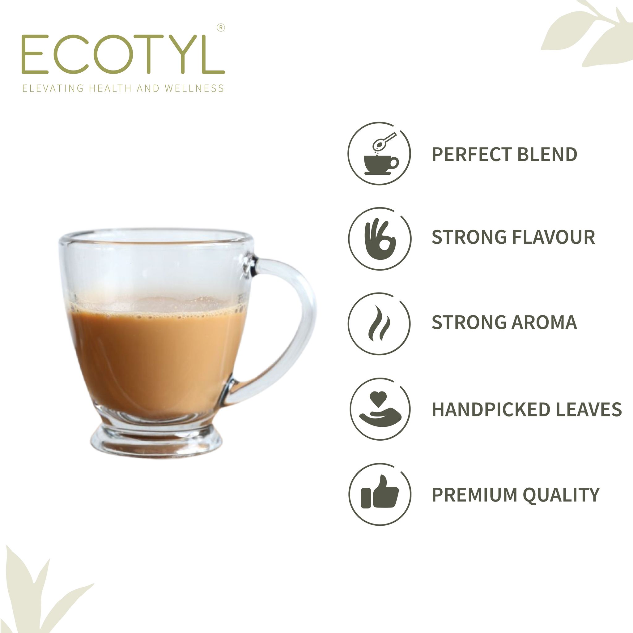 Ecotyl CTC Tea (Chai Patti) From Assam | Strong Flavour | Classic | 300g