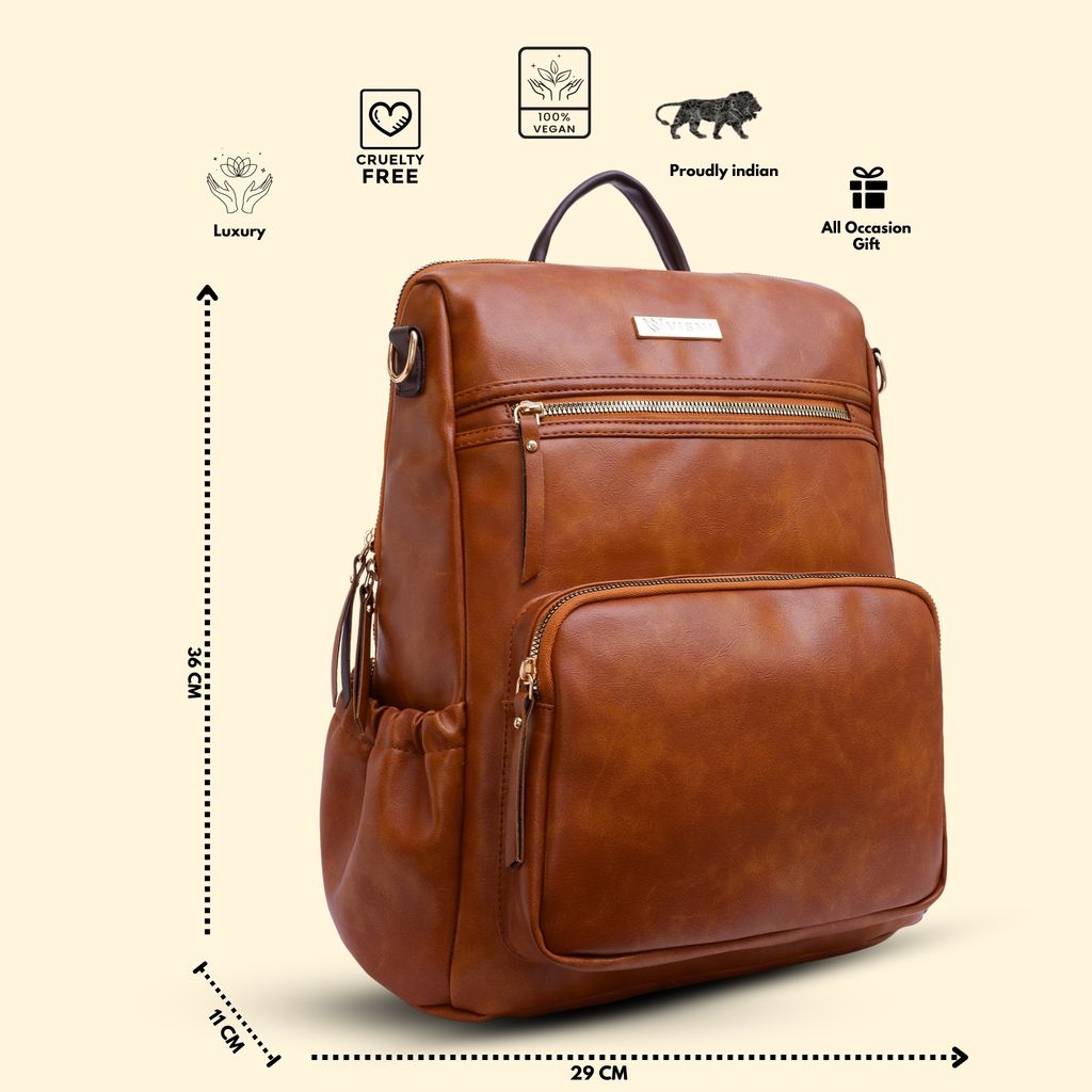 VISMIINTREND Women Bags | Stylish College Backpack | Backpack for Office Use | Travel Backpack | Vegan Leather | Waterproof | Laptop Backpack