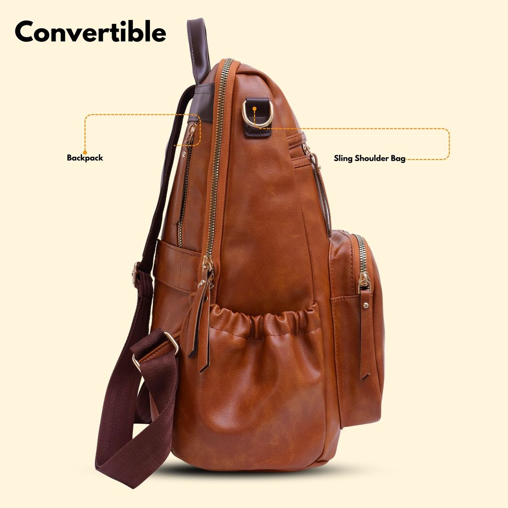 VISMIINTREND Women Bags | Stylish College Backpack | Backpack for Office Use | Travel Backpack | Vegan Leather | Waterproof | Laptop Backpack