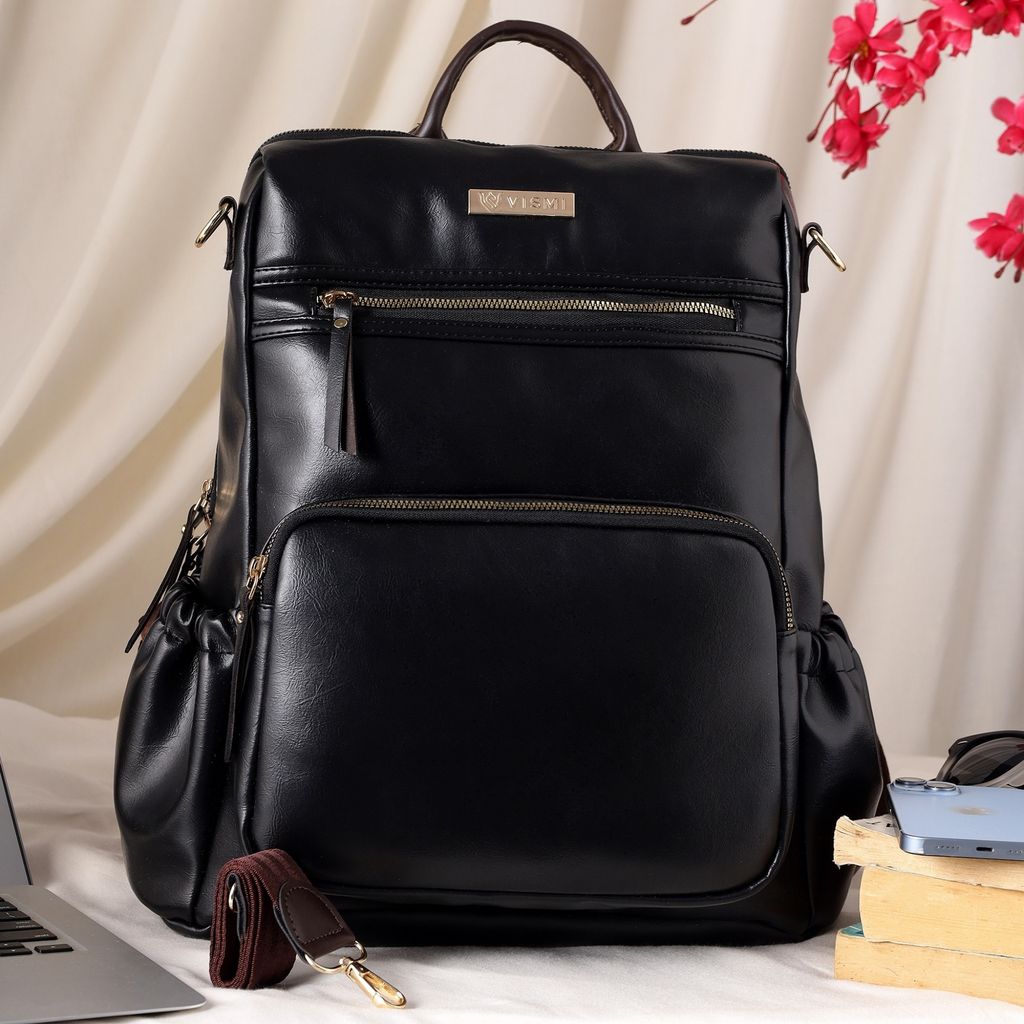 VISMIINTREND Women Bags | Stylish College Backpack | Backpack for Office Use | Travel Backpack | Vegan Leather | Waterproof | Laptop Backpack