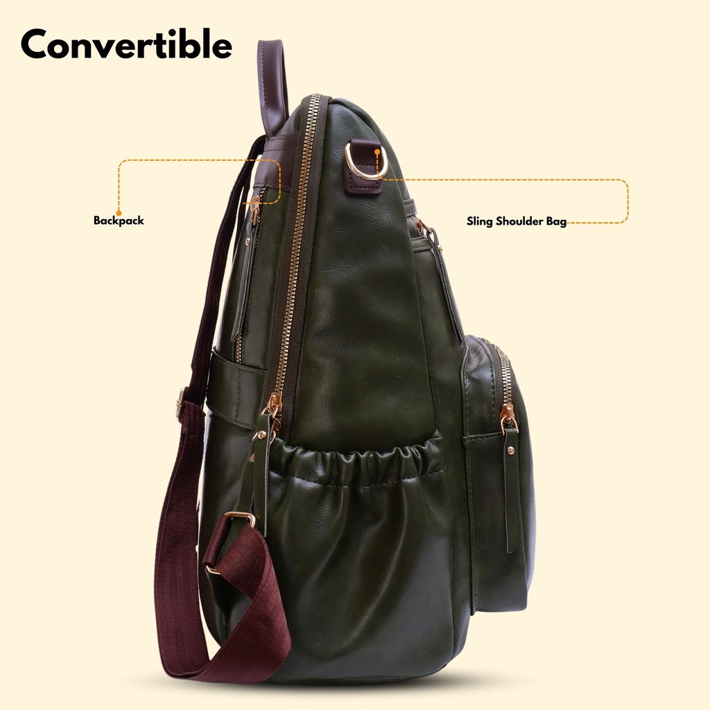 VISMIINTREND Women Bags | Stylish College Backpack | Backpack for Office Use | Travel Backpack | Vegan Leather | Waterproof | Laptop Backpack