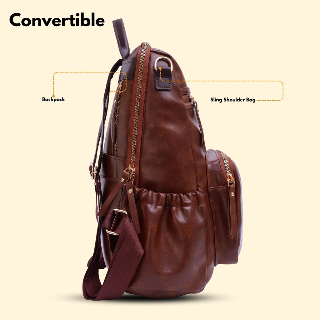 VISMIINTREND Women Bags | Stylish College Backpack | Backpack for Office Use | Travel Backpack | Vegan Leather | Waterproof | Laptop Backpack