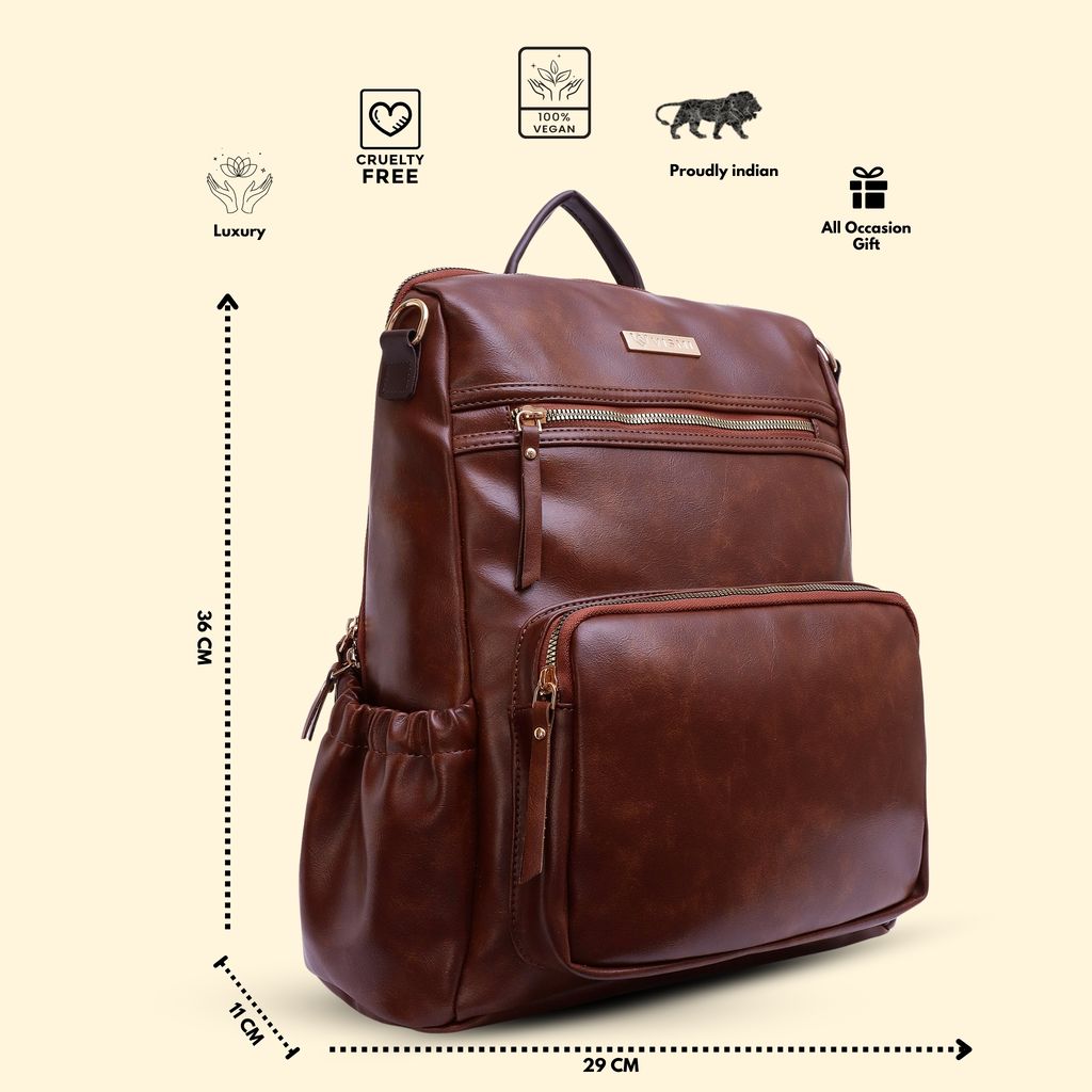 VISMIINTREND Women Bags | Stylish College Backpack | Backpack for Office Use | Travel Backpack | Vegan Leather | Waterproof | Laptop Backpack
