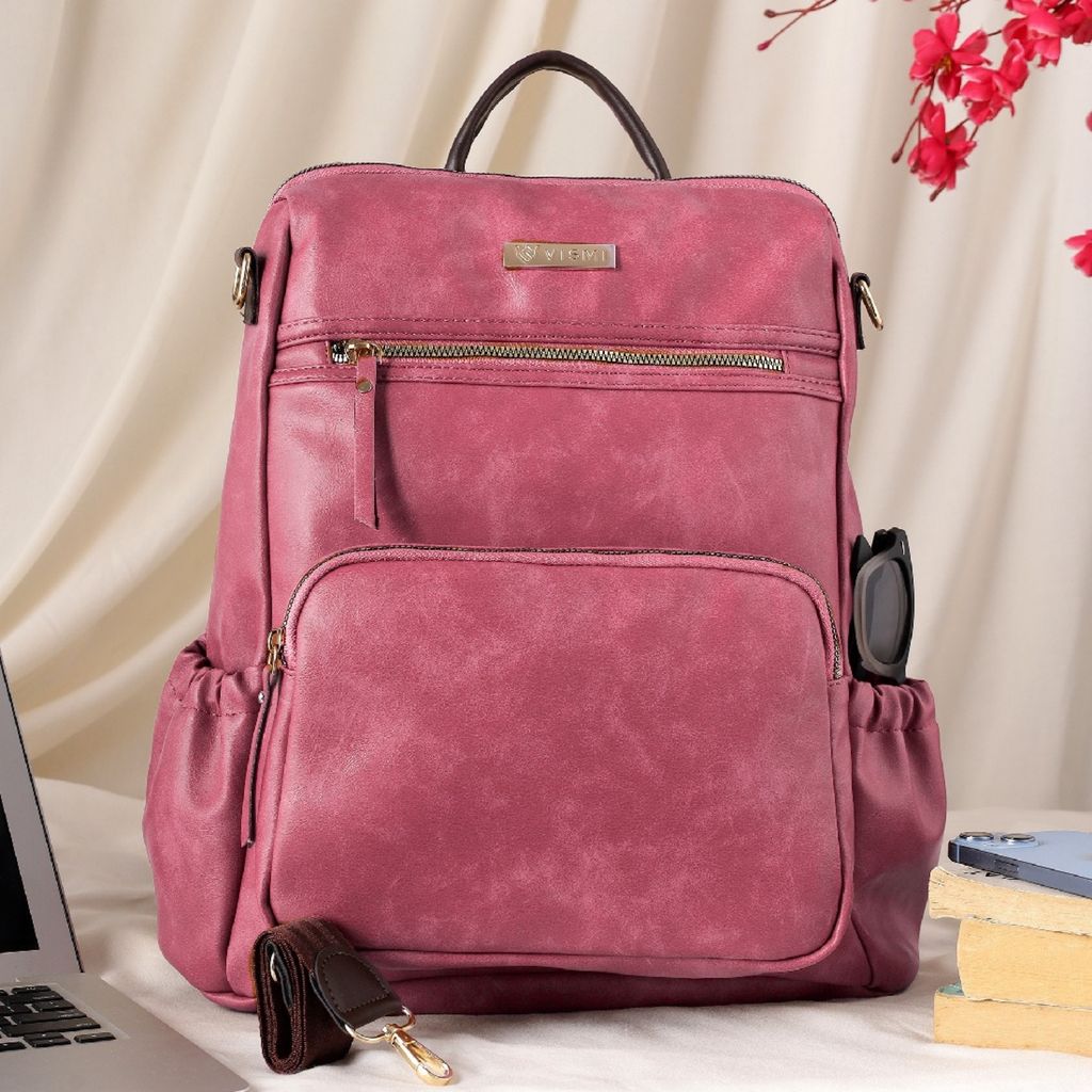 VISMIINTREND Women Bags | Stylish College Backpack | Backpack for Office Use | Travel Backpack | Vegan Leather | Waterproof | Laptop Backpack