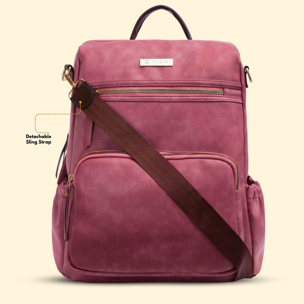 VISMIINTREND Women Bags | Stylish College Backpack | Backpack for Office Use | Travel Backpack | Vegan Leather | Waterproof | Laptop Backpack