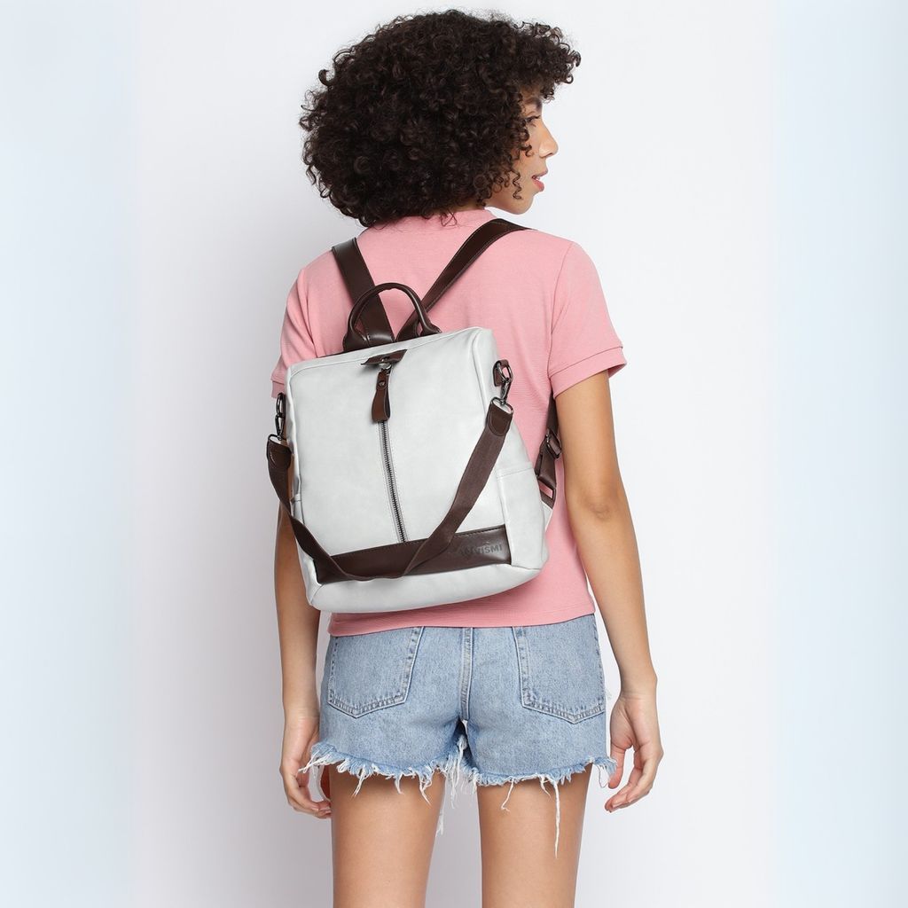 VISMIINTREND Women Backpack for Office Use Upto 13 Inch Laptop | Stylish Backpack Bag | Travel | School | College | Office Use | Anti Theft Convertible Backpack