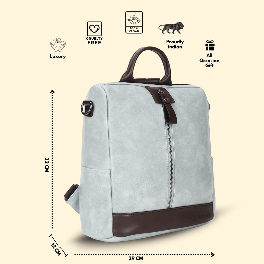 VISMIINTREND Women Backpack for Office Use Upto 13 Inch Laptop | Stylish Backpack Bag | Travel | School | College | Office Use | Anti Theft Convertible Backpack