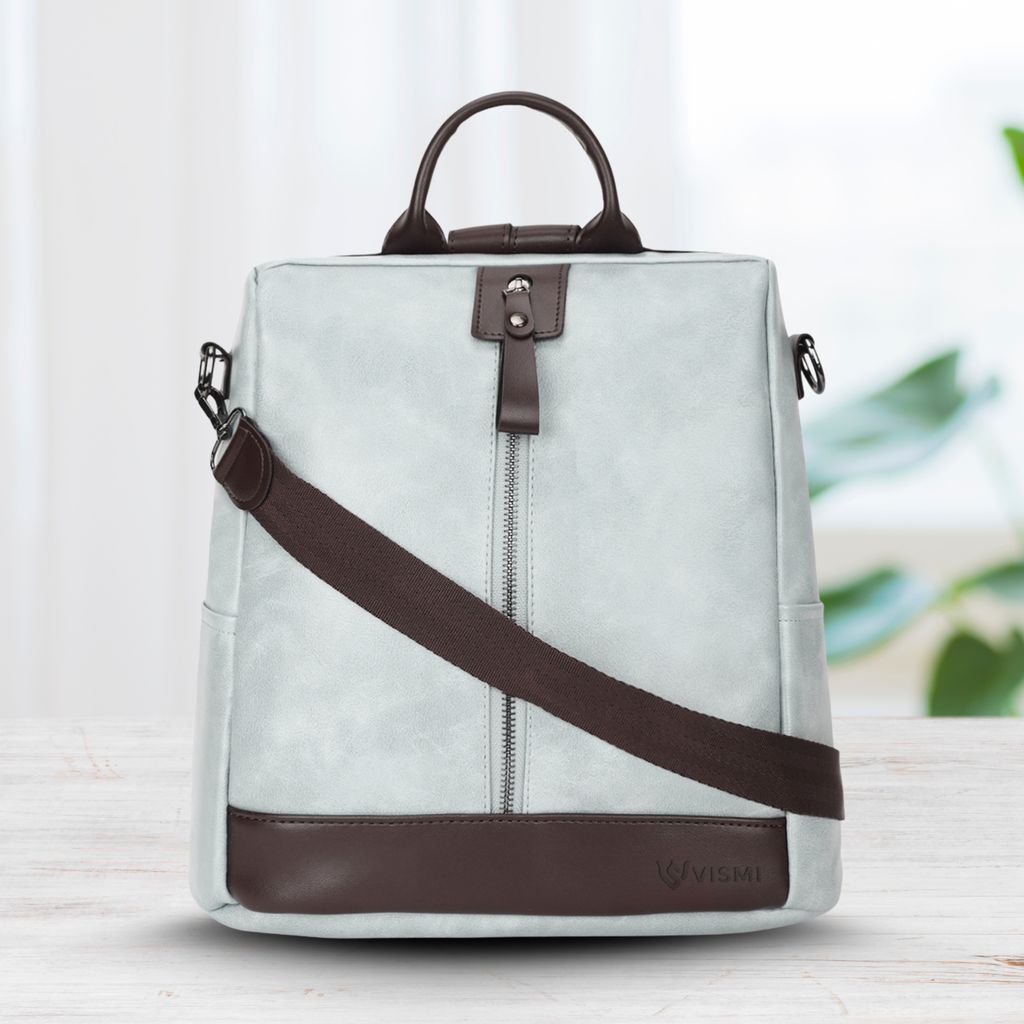 VISMIINTREND Women Backpack for Office Use Upto 13 Inch Laptop | Stylish Backpack Bag | Travel | School | College | Office Use | Anti Theft Convertible Backpack