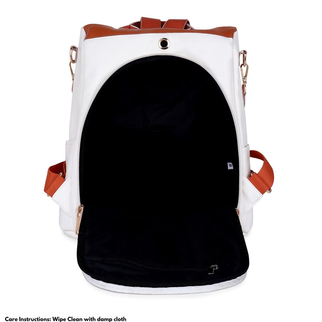 VISMIINTREND Women Backpack for Office Use Upto 13 Inch Laptop | Stylish Backpack Bag | Travel | School | College | Office Use | Anti Theft Convertible Backpack