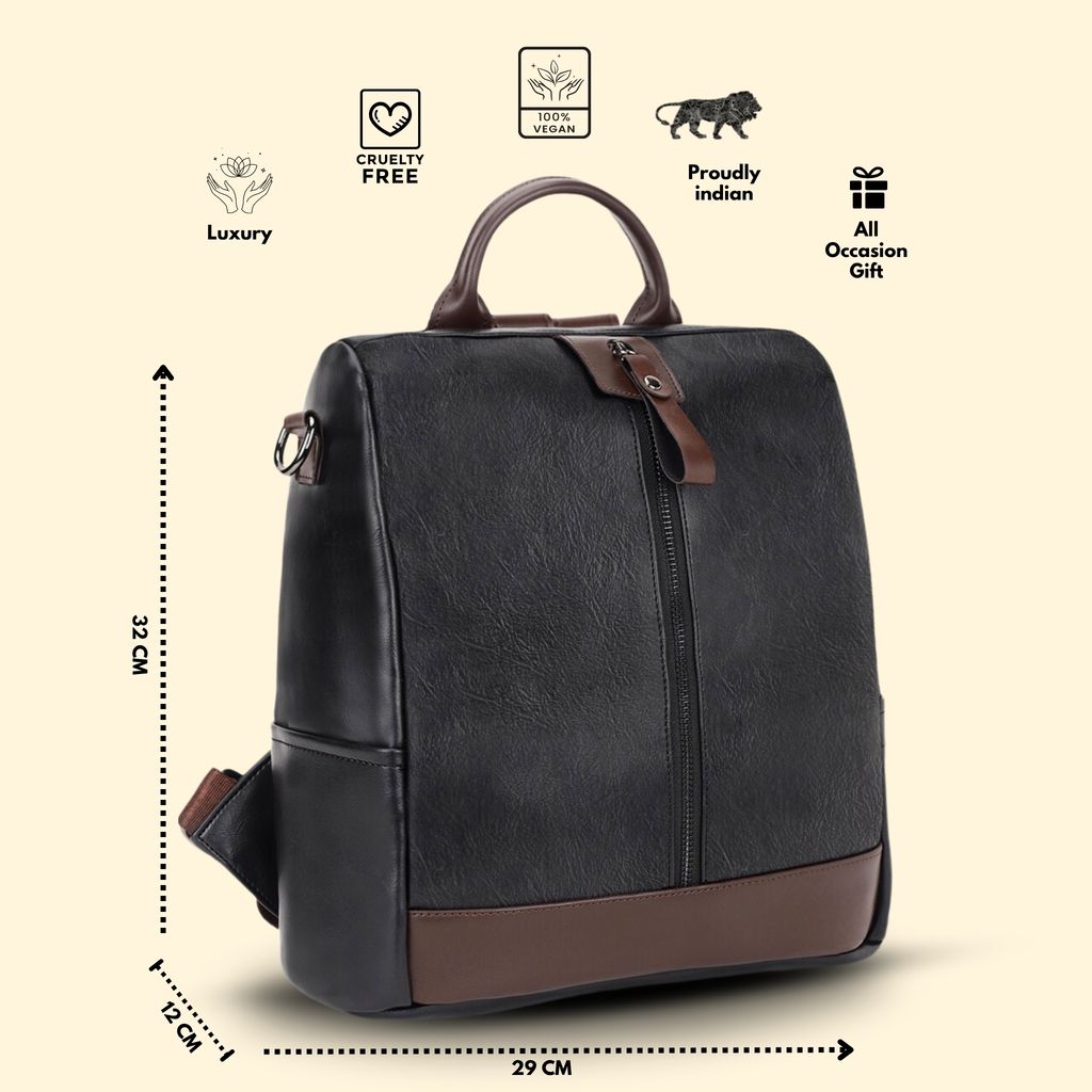 VISMIINTREND Women Backpack for Office Use Upto 13 Inch Laptop | Stylish Backpack Bag | Travel | School | College | Office Use | Anti Theft Convertible Backpack