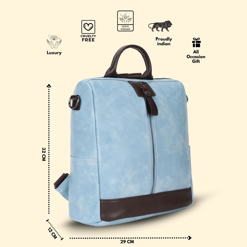 VISMIINTREND Women Backpack for Office Use Upto 13 Inch Laptop | Stylish Backpack Bag | Travel | School | College | Office Use | Anti Theft Convertible Backpack