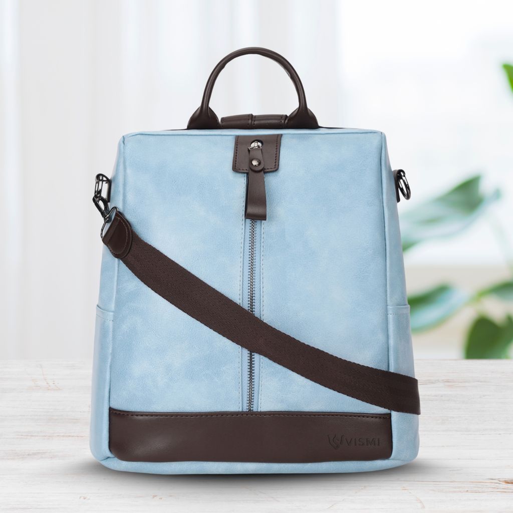 VISMIINTREND Women Backpack for Office Use Upto 13 Inch Laptop | Stylish Backpack Bag | Travel | School | College | Office Use | Anti Theft Convertible Backpack