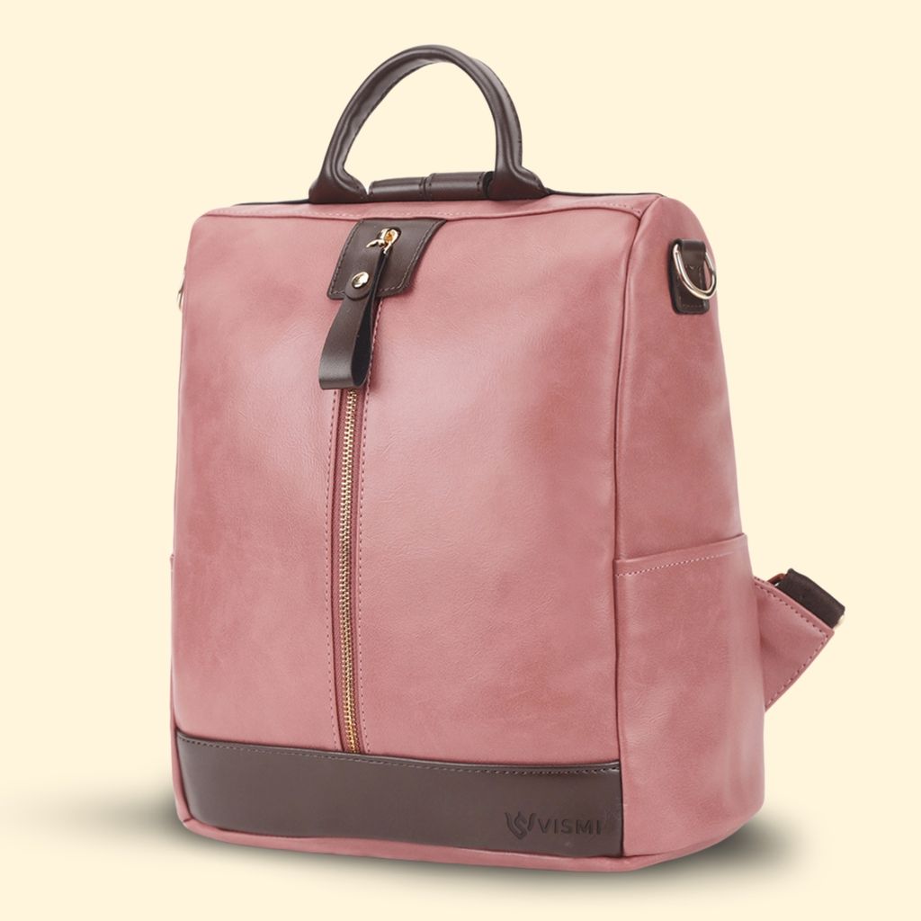 VISMIINTREND Women Backpack for Office Use Upto 13 Inch Laptop | Stylish Backpack Bag | Travel | School | College | Office Use | Anti Theft Convertible Backpack
