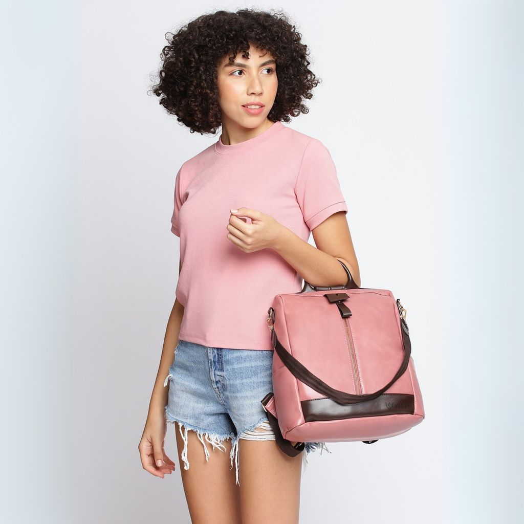 VISMIINTREND Women Backpack for Office Use Upto 13 Inch Laptop | Stylish Backpack Bag | Travel | School | College | Office Use | Anti Theft Convertible Backpack