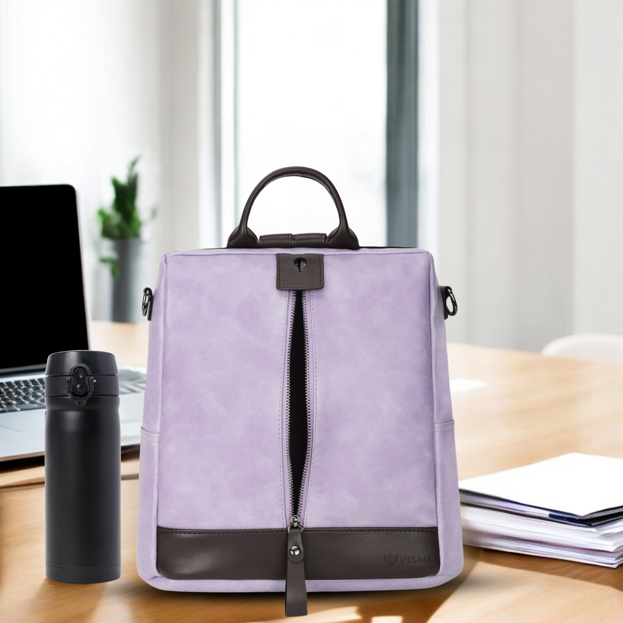 VISMIINTREND Women Backpack for Office Use Upto 13 Inch Laptop | Stylish Backpack Bag | Travel | School | College | Office Use | Anti Theft Convertible Backpack