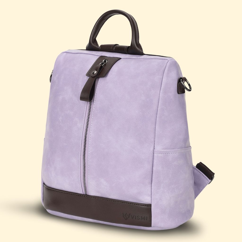 VISMIINTREND Women Backpack for Office Use Upto 13 Inch Laptop | Stylish Backpack Bag | Travel | School | College | Office Use | Anti Theft Convertible Backpack