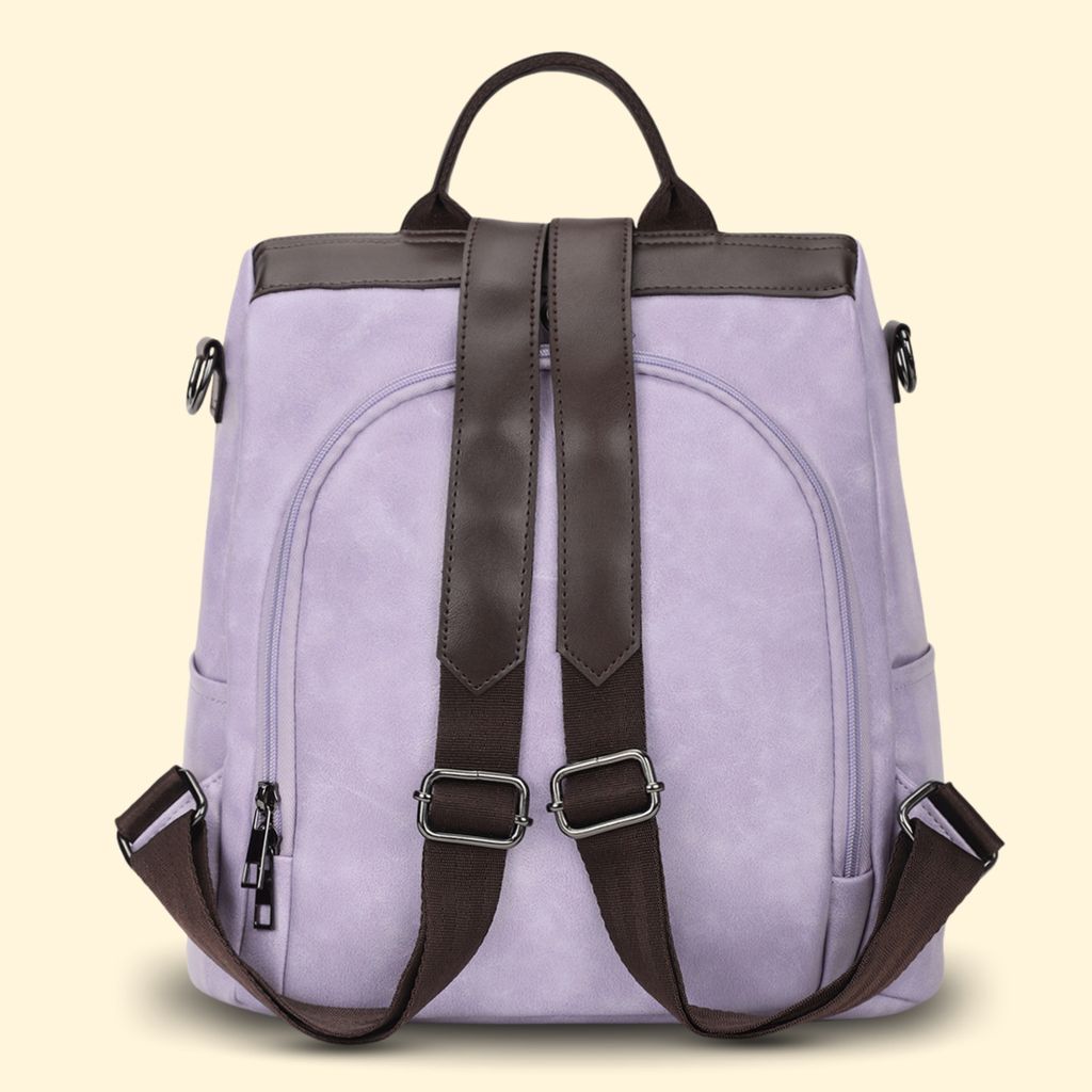 VISMIINTREND Women Backpack for Office Use Upto 13 Inch Laptop | Stylish Backpack Bag | Travel | School | College | Office Use | Anti Theft Convertible Backpack