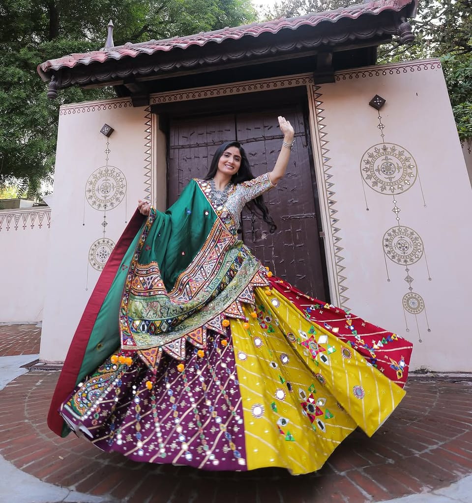 Navratri chaniya choli Readymade Indian wedding Festival partywear lehenga choli for women