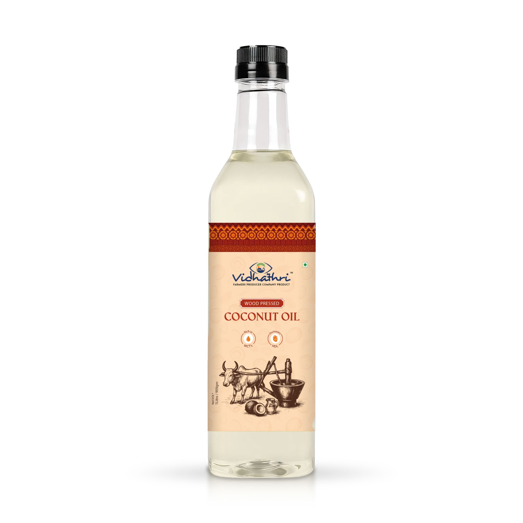 Wood Pressed Coconut Oil 500 ml