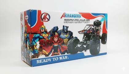 AKRANGERS RC Rock Crawler Toy Car for Kids - Off-Road Remote Control Vehicle Spray Smoke Feature 