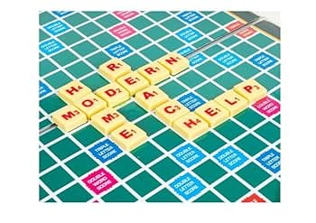 Scrabble-Style Crossword Word Board Game for Family Fun & Educational Play