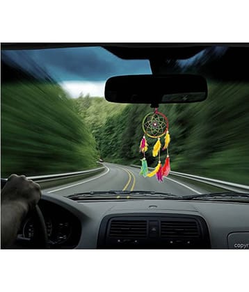 new lucky Dream Catcher In Car Decor Multicolour